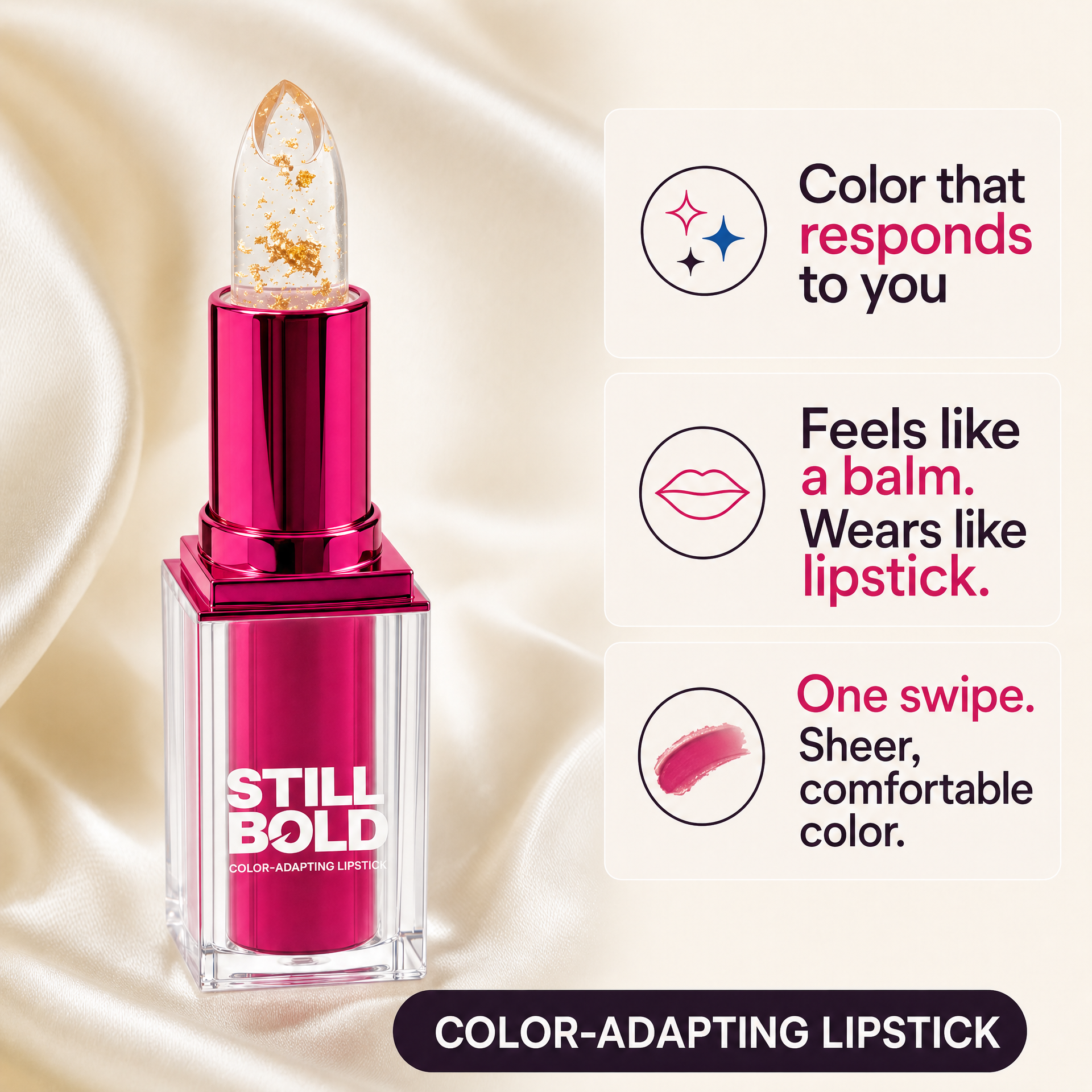 Color-Adapting Lipstick