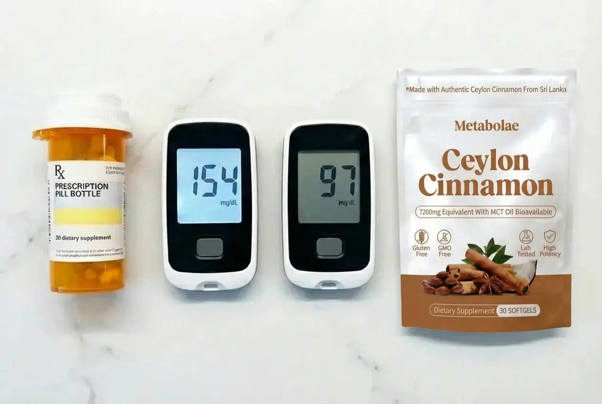 Glucose monitor comparison with Fascigen Ceylon Cinnamon